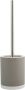 Spirella MSV Shine Toilet wc-borstel houder keramiek metaal taupe 38 cm Toiletborstels - Thumbnail 1