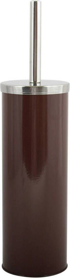 Spirella MSV Toiletborstel in houder wc-borstel metaal bruin 38 cm Toiletborstels