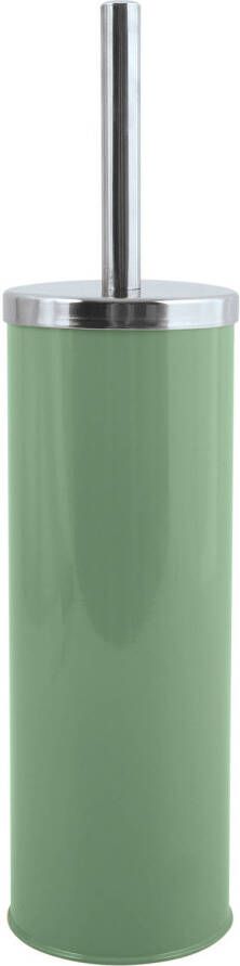 Spirella MSV Toiletborstel in houder wc-borstel metaal groen 38 cm Toiletborstels