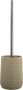 Spirella MSV Toilet wc-borstel houder kunststeen metaal taupe 35 cm Toiletborstels - Thumbnail 1