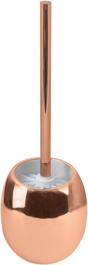 Spirella MSV Toilet WC-borstel houder Kymi keramiek rose goud 39 cm Toiletborstels