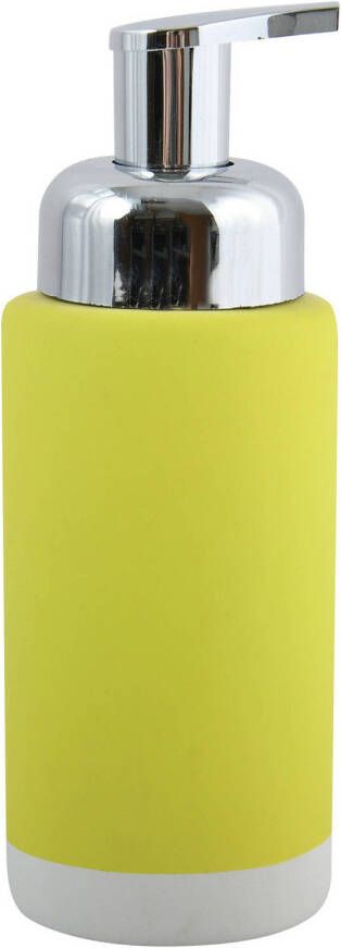 Spirella MSV Zeeppompje dispenser Enzo keramiek appelgroen 6.5 x 18 cm 275 ml Zeeppompjes