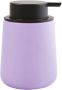 Spirella MSV Zeeppompje dispenser Malmo Keramiek lila paars zwart 8 5 x 12 cm 300 ml Zeeppompjes - Thumbnail 1