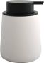Spirella MSV Zeeppompje dispenser Malmo Keramiek wit zwart 8 5 x 12 cm 300 ml Zeeppompjes - Thumbnail 1