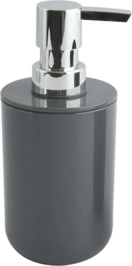 Spirella MSV Zeeppompje dispenser Porto PS kunststof donkergrijs 7 x 16 cm 260 ml Zeeppompjes