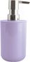 Spirella MSV Zeeppompje dispenser Porto PS kunststof lila paars zilver 7 x 16 cm 260 ml Zeeppompjes - Thumbnail 1