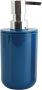 Spirella MSV Zeeppompje dispenser Porto PS kunststof marine blauw 7 x 16 cm 260 ml Zeeppompjes - Thumbnail 1