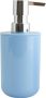Spirella MSV Zeeppompje dispenser Porto PS kunststof pastel blauw 7 x 16 cm 260 ml Zeeppompjes - Thumbnail 1