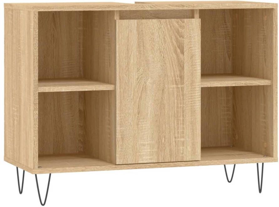 The Living Store Badkaast 80 x 33 x 60 cm Sonoma eiken