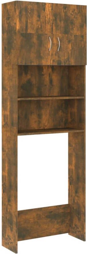 The Living Store Badkaast Gerookt eiken 64 x 25.5 x 190 cm Ruimtebesparend