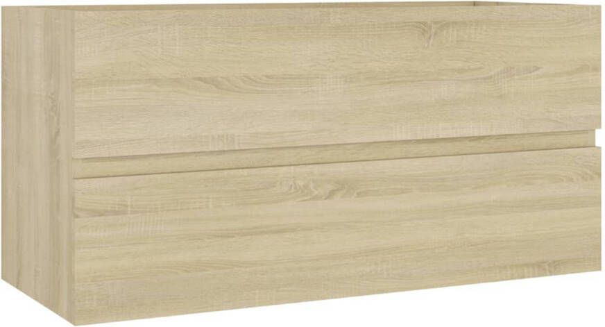 The Living Store Badkaast Sonoma Eiken 90 x 38.5 x 45 cm 1 Lade