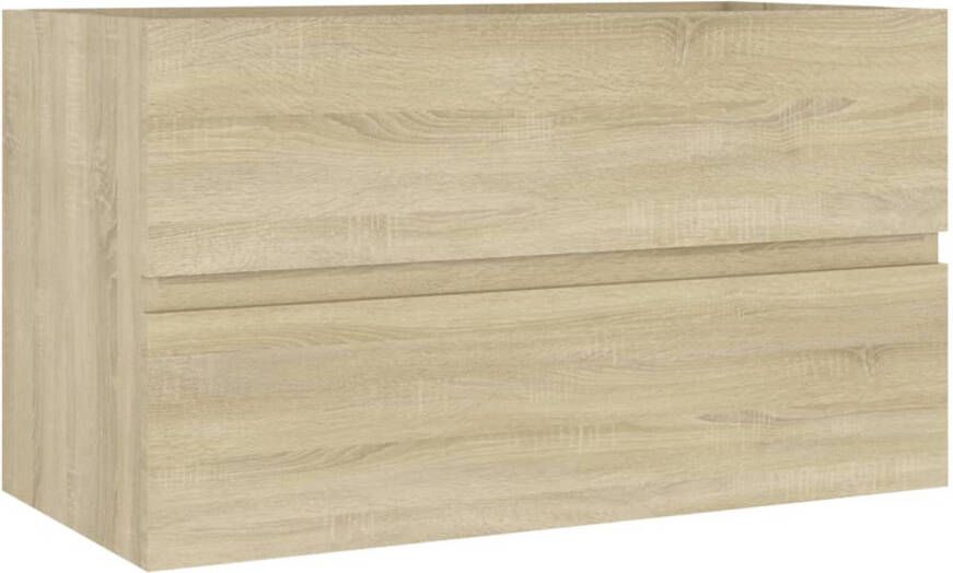 The Living Store Badkaast Spaanplaat 80 x 38.5 x 45 cm Sonoma eiken