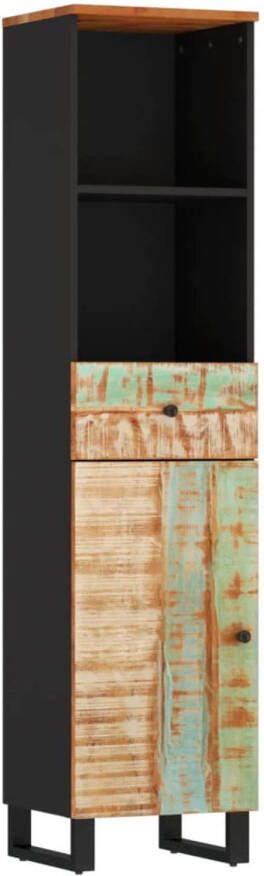 The Living Store Badkaast Vintage 38x33x160 cm Massief Gerecycled Hout