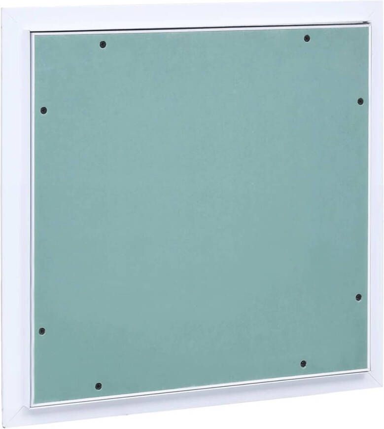The Living Store Inspectieluik Groene Gipsplaat Grote 300x300 mm Aluminium Frame