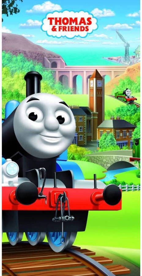 Thomas and Friends Thomas de Trein Strandlaken Tour 70 x 140 cm Katoen