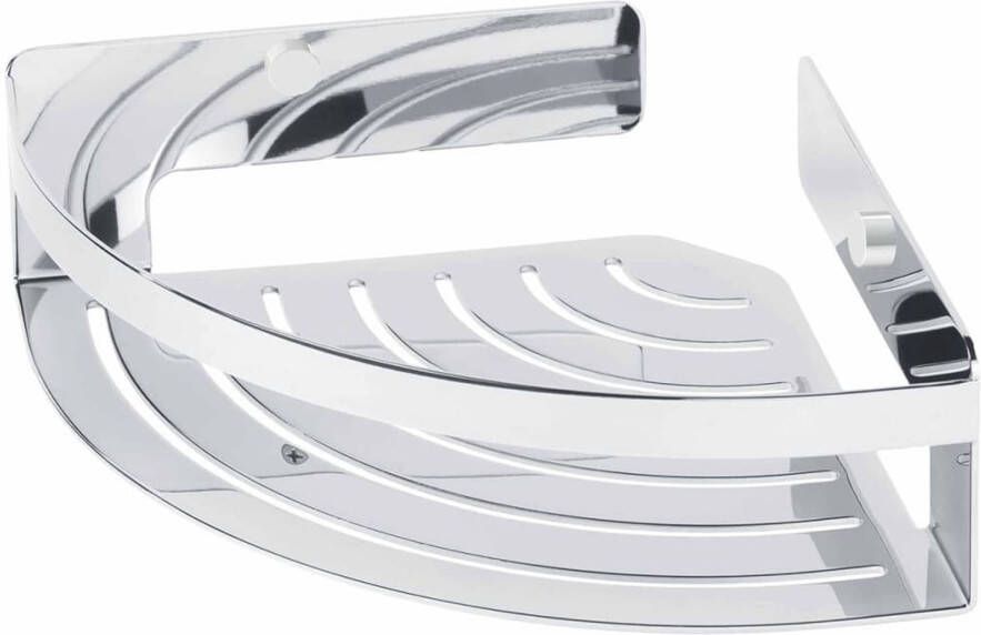 Tiger Caddy Douchemand Hoek groot Chroom 22.4x7x22.4cm 1400630346 - Foto 2