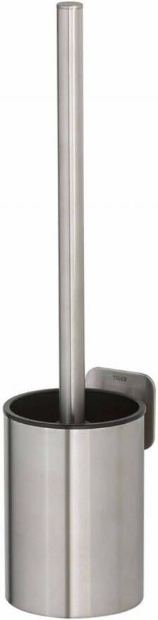 Tiger Colar Toiletborstel met houder RVS geborsteld 8.8x38.1x10.8cm 1314830946