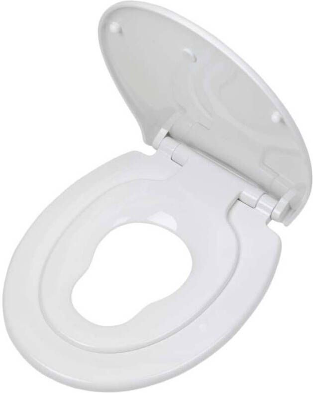 Tiger Toiletbril Tulsa Kinderzit Softclose Thermoplast Wit 37.1x5x44.7cm 250010646