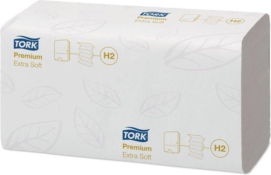 Tork Premium Xpress extra zachte handdoek XL multifold 2-laags systeem H2 wit 21 stuks