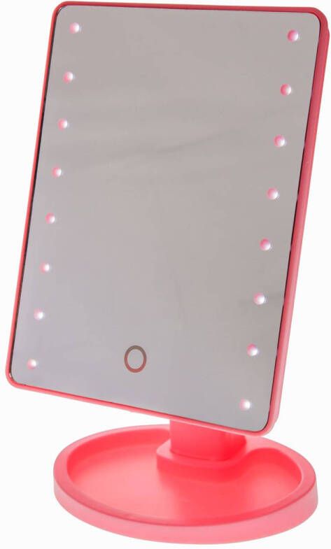 United Entertainment Touch Screen Make-Up Spiegel met LED verlichting Roze