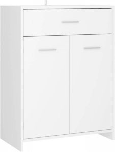 VidaXL Badkamerkast 60x33x80 cm bewerkt hout wit
