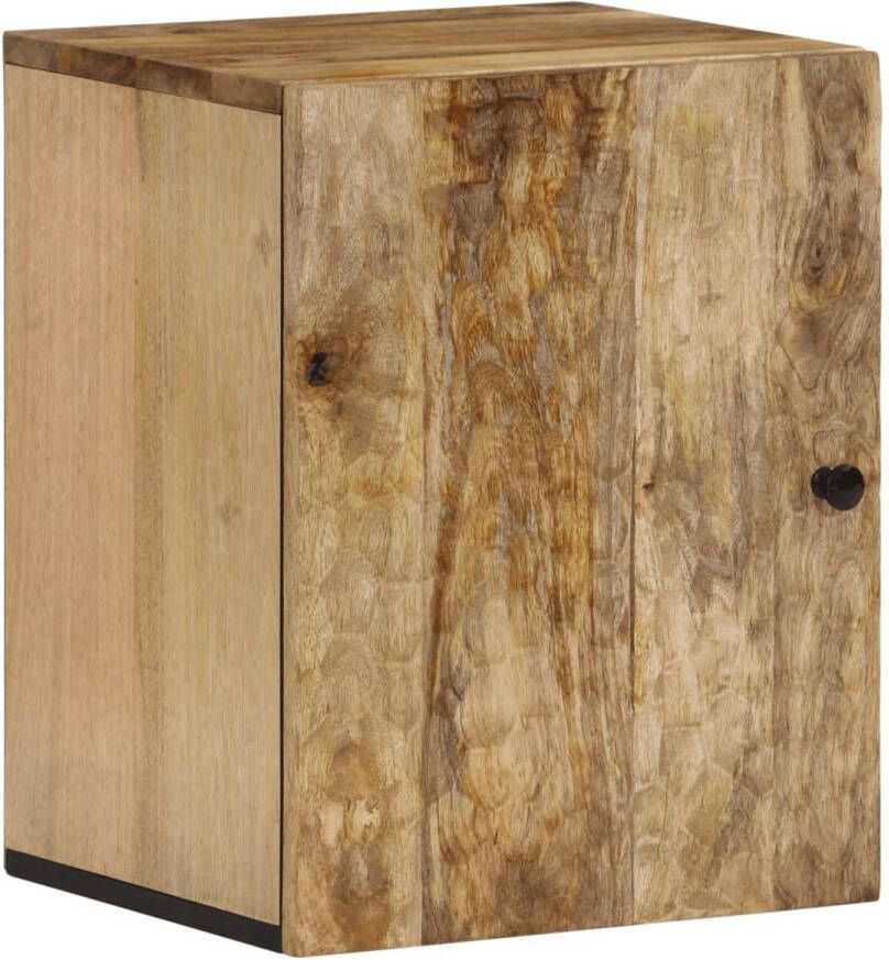 VidaXL Badkamerwandkast 38x33x48 cm massief mangohout