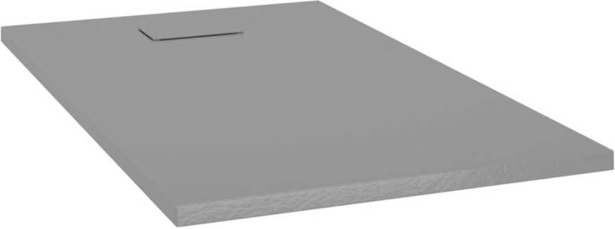 VidaXL Douchebak 120x70 cm SMC grijs