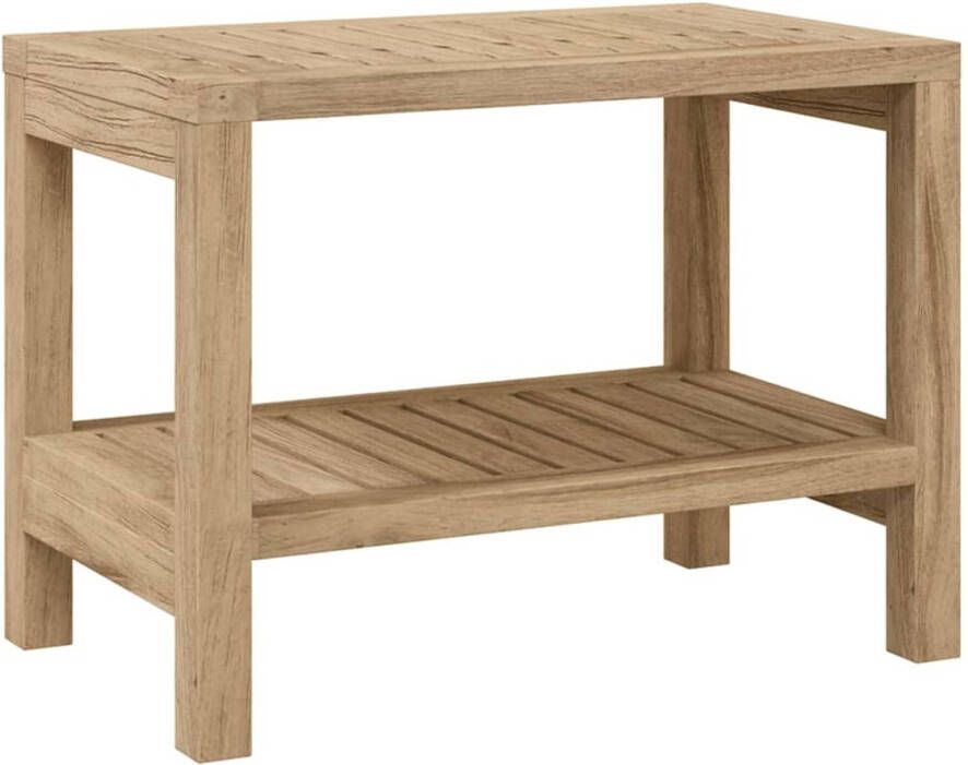 VidaXL Douchekrukje 60x30x45 cm massief teakhout