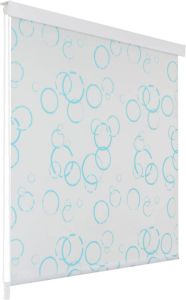 VidaXL Rolgordijn Voor Douche 100x240 Cm Bubbel