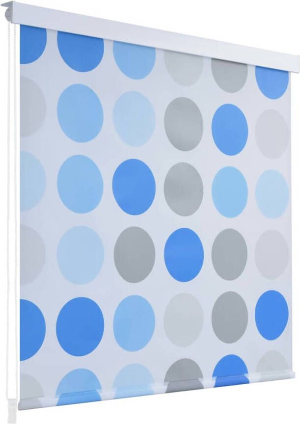 VidaXL Rolgordijn voor douche 160x240 cm cirkel