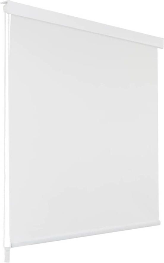 VidaXL Rolgordijn voor douche 100x240 cm wit