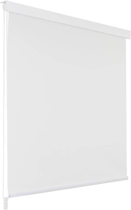 VidaXL Rolgordijn voor douche 80x240 cm wit