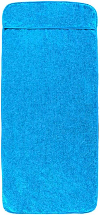 VidaXL Strandhanddoeken 2 st 400 g m² 60x135 cm stof turquoise