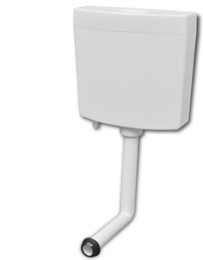 VidaXL Toiletstortbak met watertoevoer onderin 3 6 L wit
