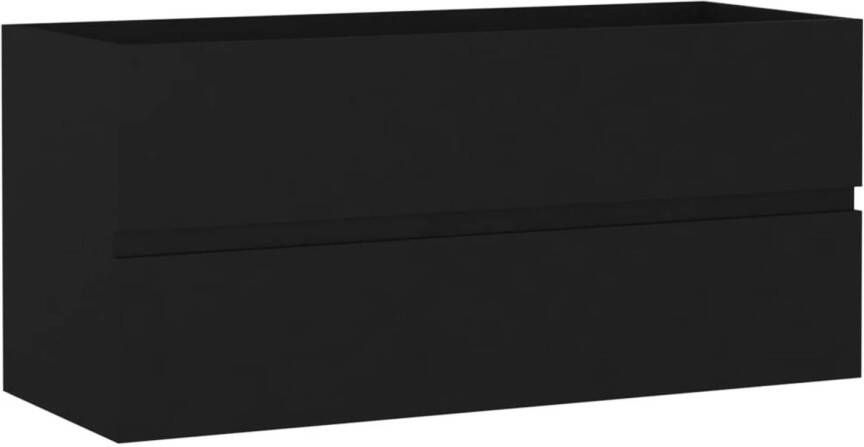 VidaXL Prolenta Premium Wastafelkast 100x38 5x45 cm spaanplaat zwart