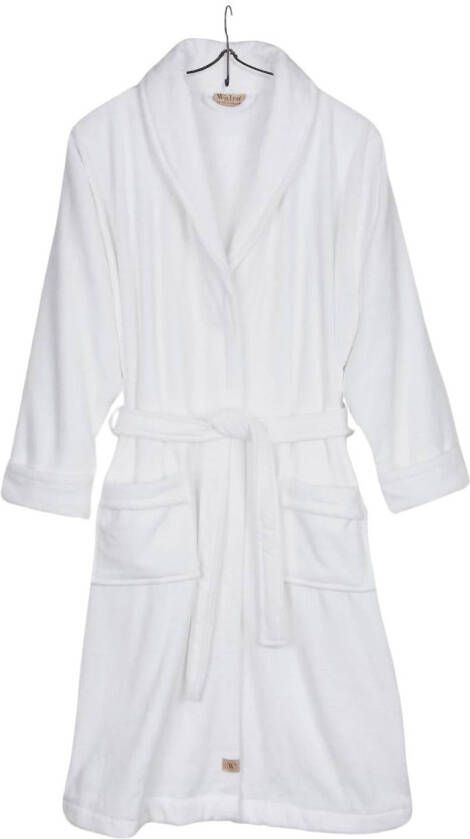 Walra Badjas Casual Robe S M 100% Katoen (BCI) Wit