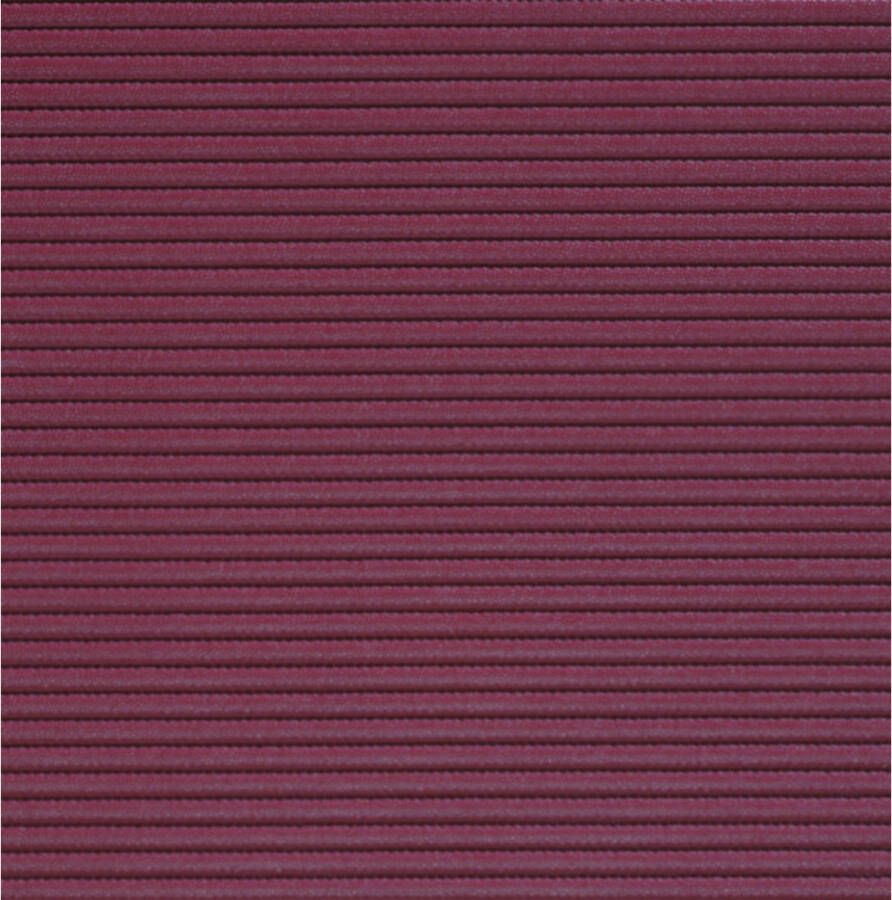 Wicotex Watermat-Aquamat op rol Uni donker rood 65cmx15m