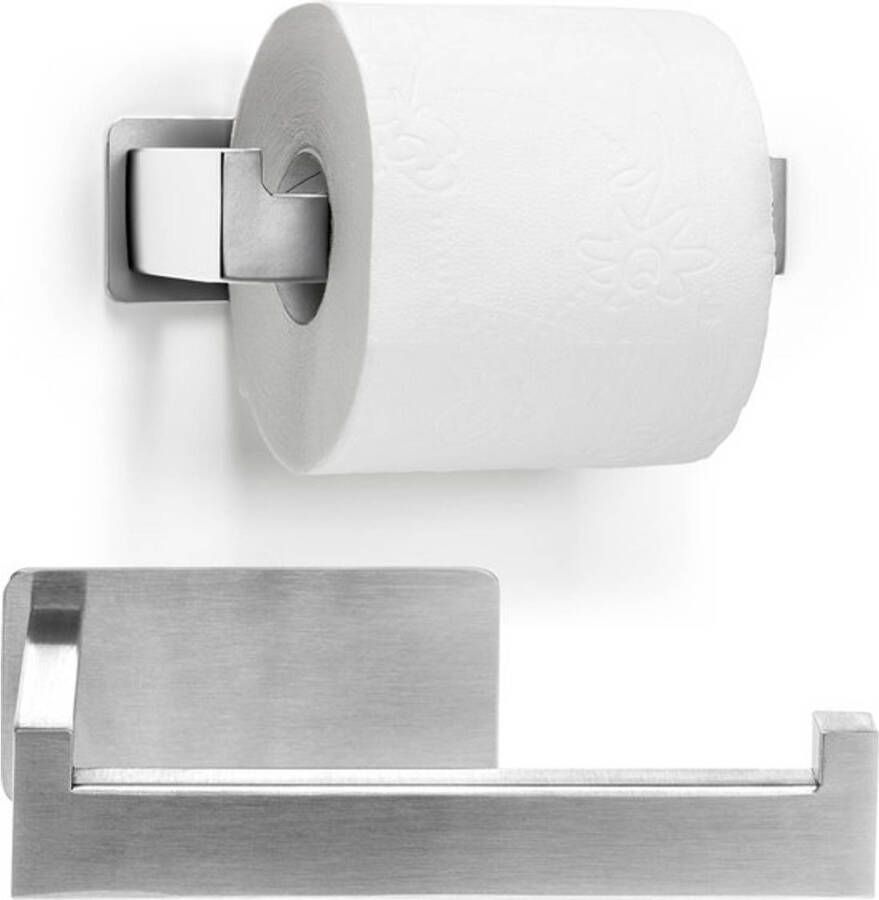 XIVADA Toiletrolhouder zonder Boren RVS Zelfklevend Wc Rolhouder Zilver