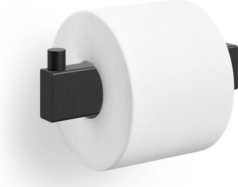 ZACK Linea Toiletrolhouder 14 5x8x4 2 cm Zwart