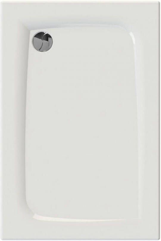 Allibert Douchebak Jacana Vierkant 120x80x3 cm Rechthoekig Bioplax Hoogglans Wit