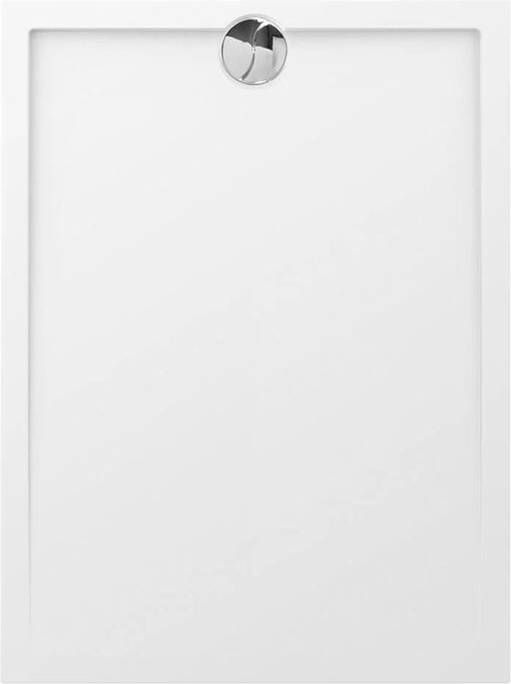 Allibert Slim douchebak 120x90cm rechthoek afvoer boven Wit 820888