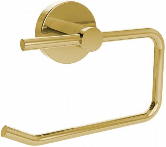 Allibert Coperblink toiletrolhouder 12x14cm zonder klep Glans Goud 823757