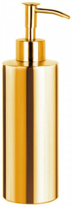 Allibert Zeepdispenser Coperblink Staand 6x6x20.5cm Metal Goud
