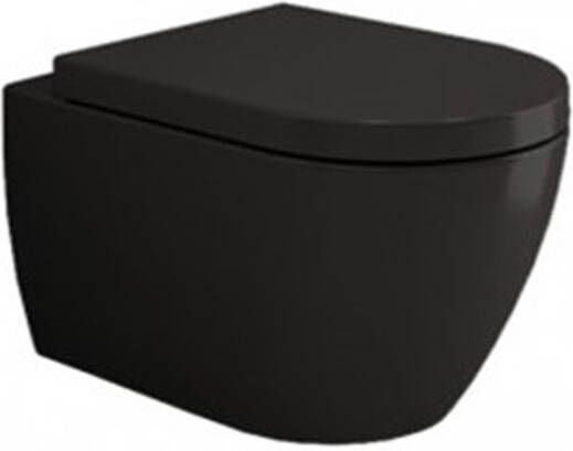 Clou Toiletpot Hangend Hammock 49x36.8x37.5cm Wandcloset Keramiek Diepspoel Glans Wit Met Dunne Softclose Toiletbril 3 9492