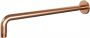BRAUER Copper Edition Wandarm gebogen 40cm PVD geborsteld koper 5-GK-5504 - Thumbnail 2