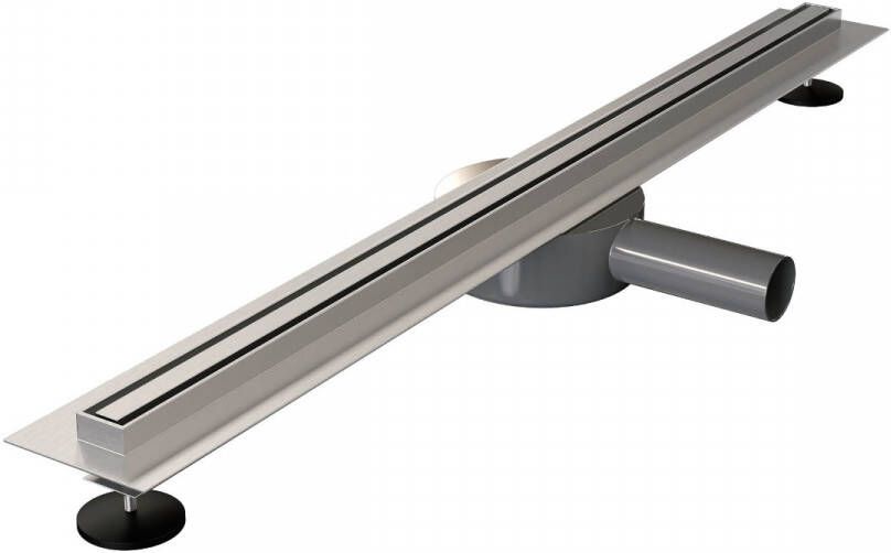 Brauer Douchegoot XS met flens en draaibare sifon RVS geborsteld (3 x 70) - Foto 2