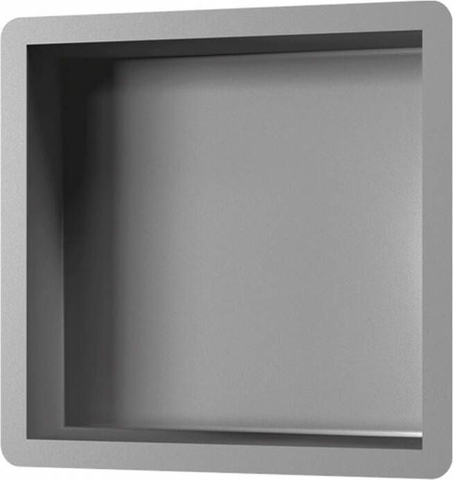 Brauer Outlet Brushed Edition inbouw nis 30x30 cm geborsteld rvs