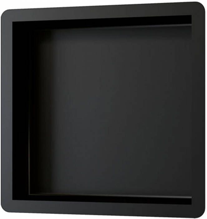 Brauer Inbouwnis 300x300 mm mat zwart voor een moderne look - Foto 2