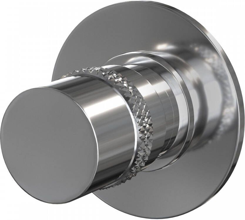 Brauer Chrome Edition losse inbouw stopkraan met in- en afbouwdelen chroom