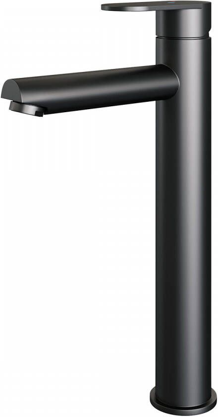 Brauer Wastafelkraan Black Edition HD3 Opbouw Hoog Mengkraan Rond Coldstart Mat Zwart 1 Greeps - Foto 2